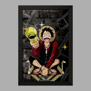 تابلو لوفی انیمه وان پیس One Piece