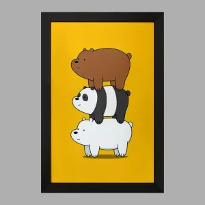 تابلو سه خرس کله پوک