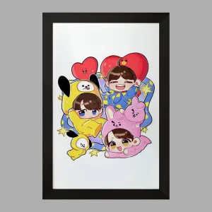 تابلو گروه بی تی اس BTS