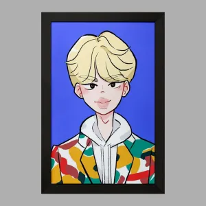 تابلو جین Jin گروه بی تی اس BTS