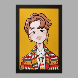 تابلو جیمین Jimin گروه بی تی اس BTS