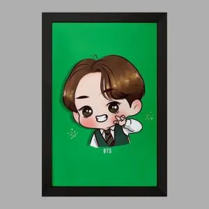 تابلو تهیونگ وی Teahyung گروه بی تی اس BTS