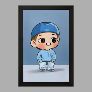 تابلو تهیونگ وی Teahyung گروه بی تی اس BTS
