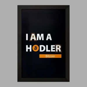 تابلو I Am A Hodler Bitcoin