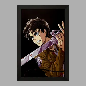 تابلو ارن یگر انیمه اتک آن تایتان Attack on Titan