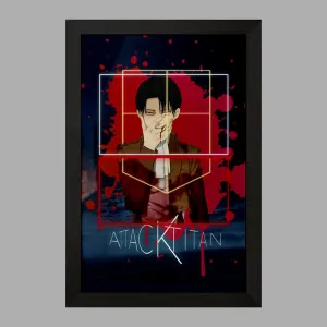 تابلو لیوای آکرمن انیمه اتک آن تایتان Attack on Titan