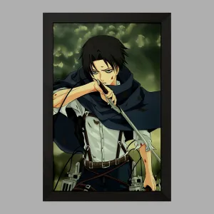 تابلو لیوای آکرمن انیمه اتک آن تایتان Attack on Titan