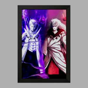 تابلو مادارا و اوبیتو انیمه ناروتو Naruto