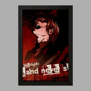 تابلو لایت یاگامی انیمه دفترچه مرگ Death Note