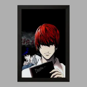 تابلو لایت و ال انیمه دفترچه مرگ Death Note