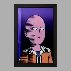 تابلو سایتاما انیمه مرد تک مشتی One Punch Man
