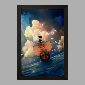 تابلو کشتی مری انیمه وان پیس One Piece