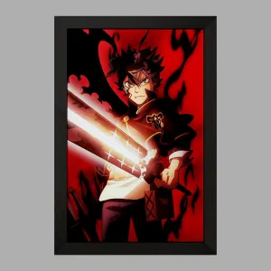 تابلو آستا انیمه بلک کلاور Black Clover