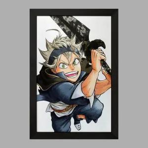 تابلو آستا انیمه بلک کلاور Black Clover