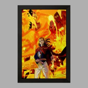 تابلو فرمانده آتشین انیمه بلک کلاور Black Clover