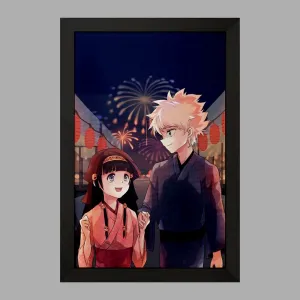 تابلو کیلوا و آلوکا انیمه هانتر ایکس هانتر Hunter × Hunter