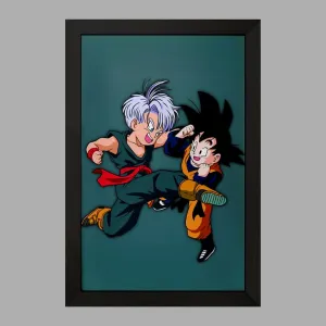 تابلو گوتن و ترانکس انیمه دراگون بال Dragon Ball
