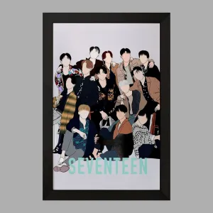 تابلو گروه سونتین Seventeen