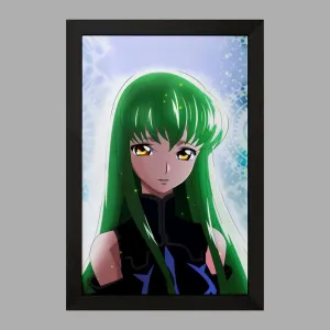 تابلو C.C سی سی انیمه کد گیاس Code Geass