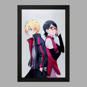 تابلو بوروتو ‌و سارادا انیمه بوروتو Boruto