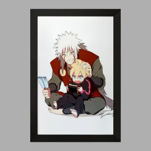 تابلو بوروتو و جیرایا انیمه بوروتو Boruto