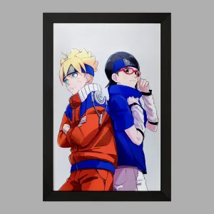 تابلو بوروتو و سارادا انیمه بوروتو Boruto