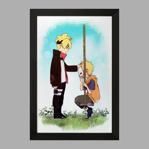 تابلو ناروتو و بورتو انیمه بوروتو Boruto