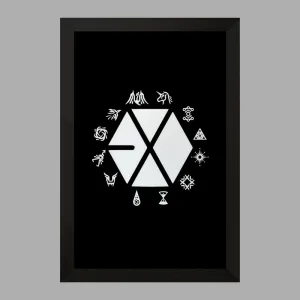 تابلو گروه اکسو EXO