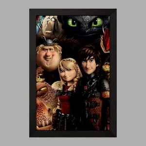 تابلو اژدها سواران DreamWorks Dragons