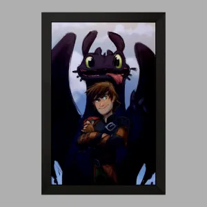 تابلو اژدها سواران DreamWorks Dragons