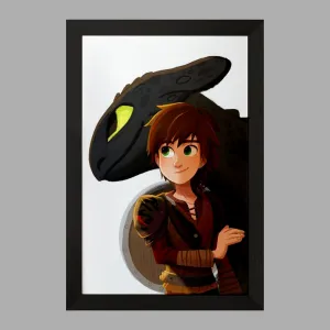 تابلو اژدها سواران DreamWorks Dragons