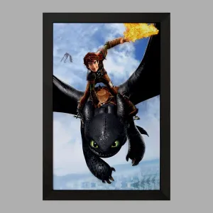 تابلو اژدها سواران DreamWorks Dragons