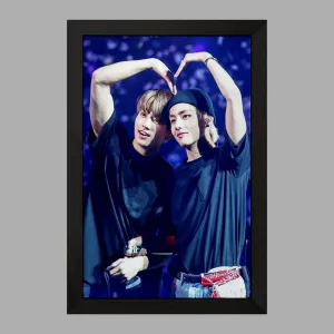 تابلو  تهیونگ و جونگ کوک ویکوک گروه بی تی اس BTS