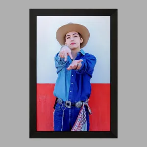 تابلو تهیونگ وی Taehyung گروه بی تی اس BTS