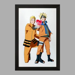 تابلو بوروتو و ناروتو اوزوماکی انیمه بوروتو Boruto