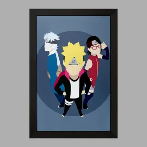 تابلو میتسوکی بوروتو و سارادا انیمه بوروتو Boruto