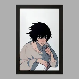تابلو ال انیمه دفترچه مرگ Death Note