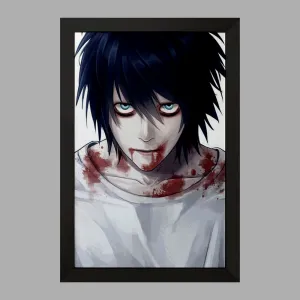 تابلو ال انیمه دفترچه مرگ Death Note