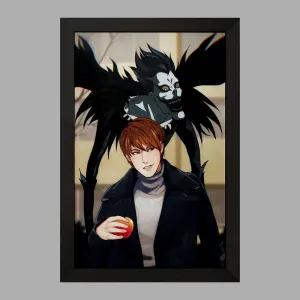 تابلو لایت و ریوک انیمه دفترچه مرگ Death Note