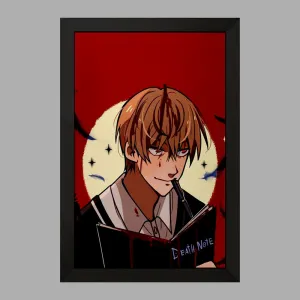 تابلو لایت یاگامی انیمه دفترچه مرگ Death Note