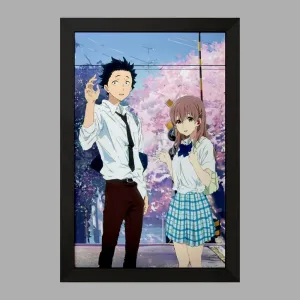 تابلو شوکو نیشیمیا و شویا ایشیدا انیمه سایلنت ویس A Silent Voice