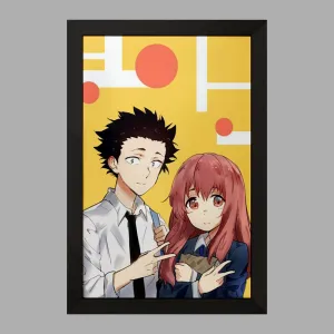 تابلو شوکو نیشیمیا و شویا ایشیدا انیمه سایلنت ویس A Silent Voice