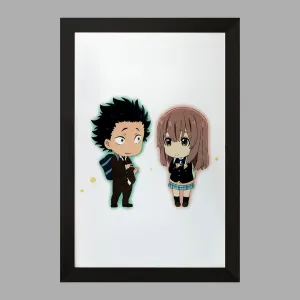 تابلو شوکو نیشیمیا و شویا ایشیدا انیمه سایلنت ویس A Silent Voice