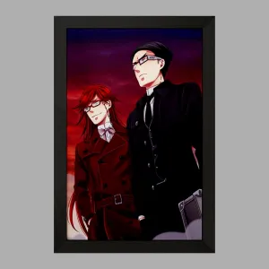 تابلو ویلیام و گریل انیمه خادم سیاه Black Butler
