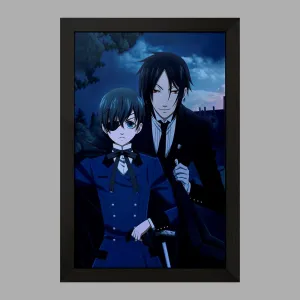 تابلو سباستین و شیل انیمه خادم سیاه Black Butler
