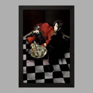 تابلو سباستین و شیل انیمه خادم سیاه Black Butler