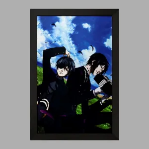 تابلو سباستین و شیل انیمه خادم سیاه Black Butler