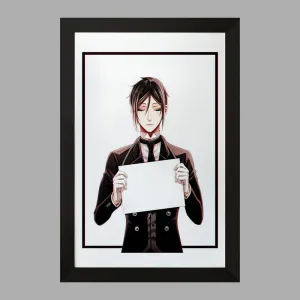 تابلو سباستین انیمه خادم سیاه Black Butler