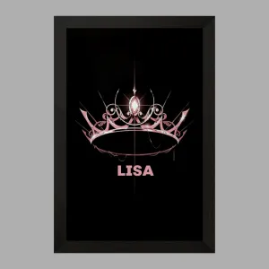 تابلو لیسا گروه بلک پینک Black Pink