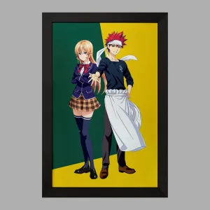 تابلو سوما و ارینا انیمه جنگ غذاها Food Wars
